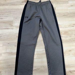 Under Armour Cold gear gray and black sweatpants